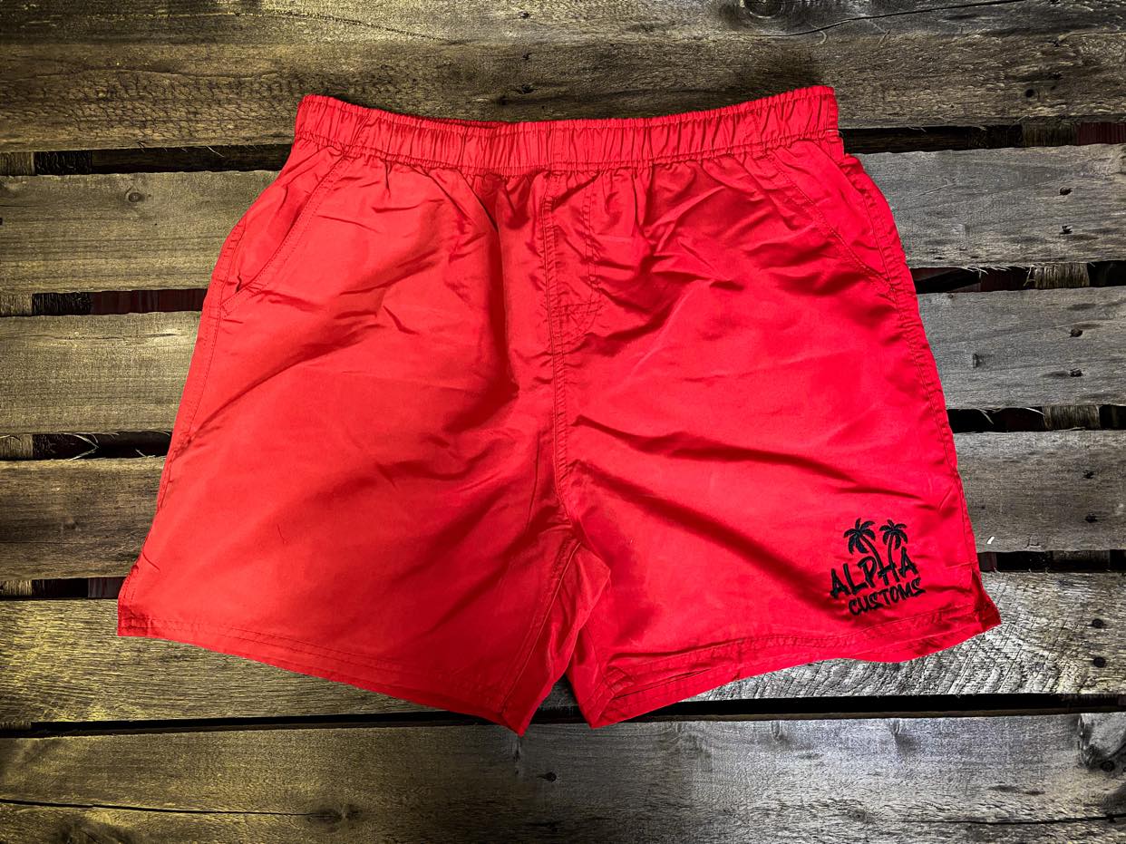 Alpha Customs RED Swimsuit – Alpha Customs